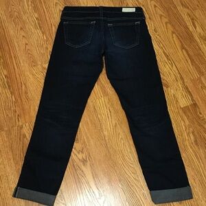 AG Adriano Goldschmied Dark Blue Ankle Jeans